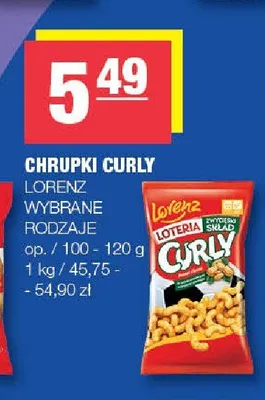 Chrupki Curly Lorenz promocja w SPAR