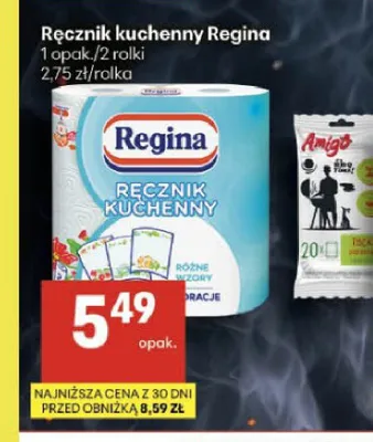 Ręcznik kuchenny Regina promocja w Delikatesy Centrum
