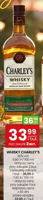 Whisky Charley's 40% vol. promocja w Twój Market