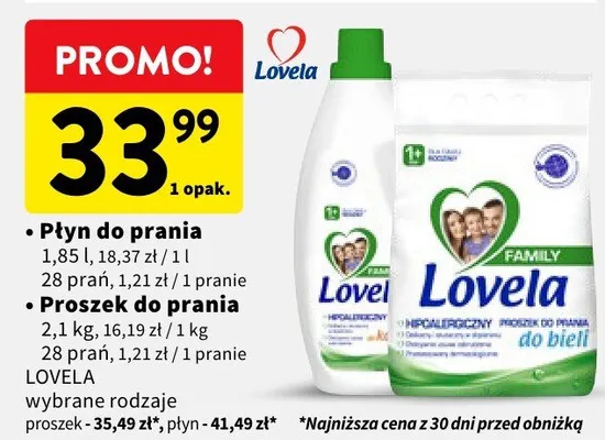 Proszek do prania promocja w Intermarche
