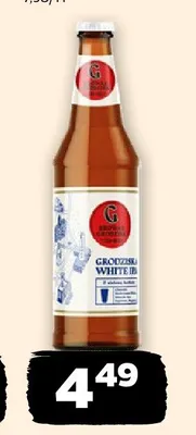 Piwo Grodziska White IPA Browar Grodzisk promocja w Netto