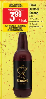 Piwo Krafter Strong promocja w POLOmarket