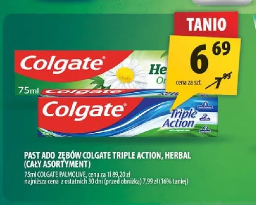 Pasta do zębów Colgate promocja w Arhelan