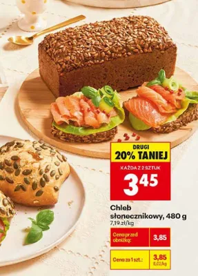 Chleb słonecznikowy promocja w Biedronka