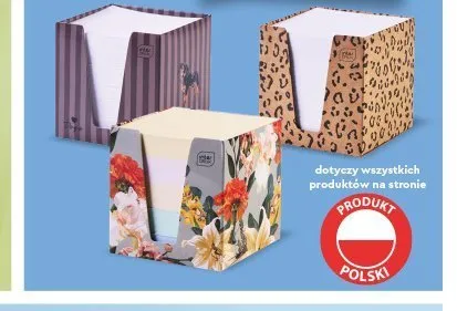 Karteczki w kostce Interdruk promocja w Biedronka