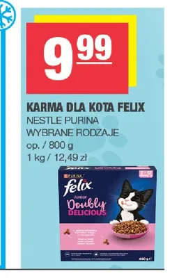 Karma dla kota Felix Purina promocja w SPAR