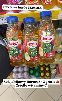 Sok jabłkowy promocja w Dino