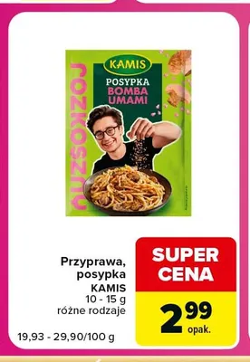 Przyprawa posypka Kamis promocja w Carrefour Express