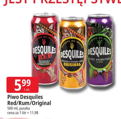 Piwo Desquiles Rum promocja w Leclerc