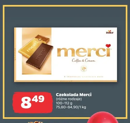 Czekolada Merci promocja w Netto