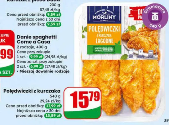 Polędwiczki z kurczaka promocja w Dino