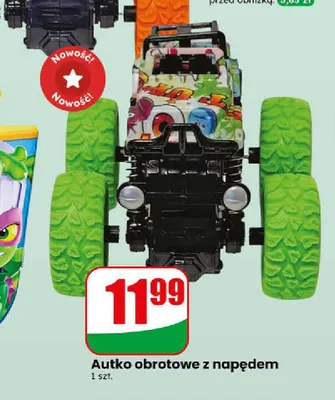 Autko obrotowe z napędem promocja w Dino