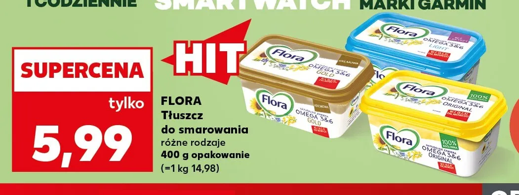 Tłuszcz do smarowania Flora promocja w Kaufland