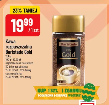Kawa rozpuszczalna Baristado Gold promocja w POLOmarket