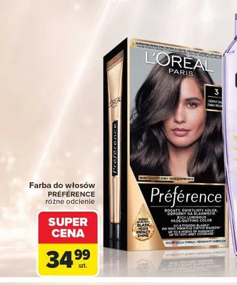 Farba do włosów L'Oréal Paris Préférence promocja w Carrefour