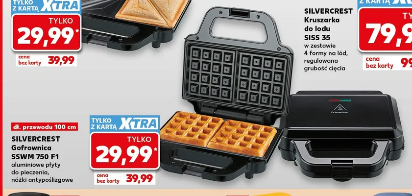Gofrownica Silvercrest Sswm 750 F1 promocja w Kaufland