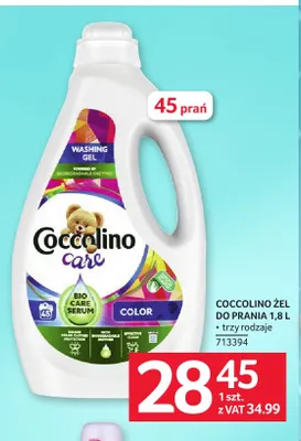 Żel do prania Coccolino promocja w Selgros