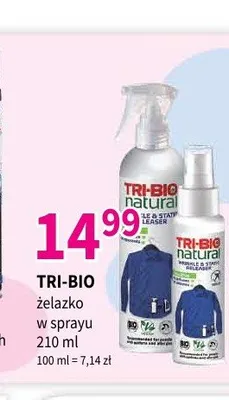 Żelazko w sprayu Tri-Bio promocja w Drogerie Polskie
