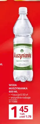 Woda Muszynianka promocja w Selgros