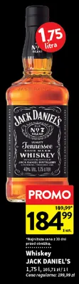 Whiskey Jack Daniel's Old No. 7 promocja w Intermarche