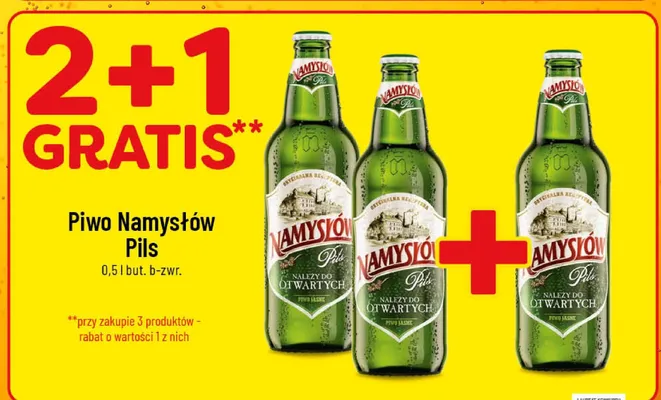 Piwo Namysłów Pils promocja w POLOmarket