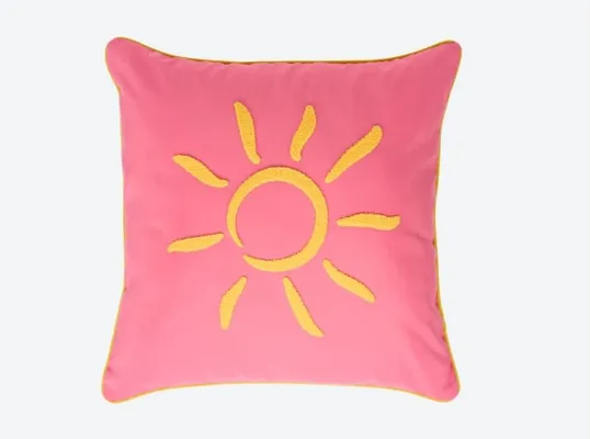 Poduszka ogrodowa słońce różowa promocja w Action
