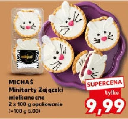 Minitarty zajączki wielkanocne promocja w Kaufland