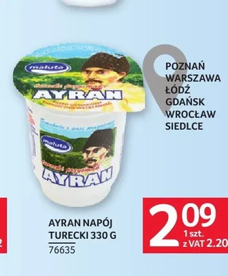 Ayran napój turecki Maluta promocja w Selgros
