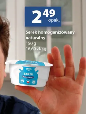 Serek homogenizowany naturalny Kanka promocja w Delikatesy Centrum