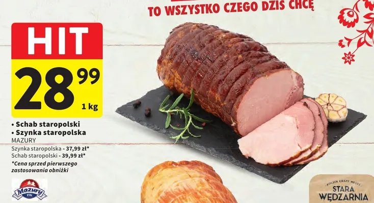 Szynka staropolska promocja w Intermarche