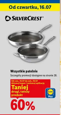 Wszystkie patelnie Silvercrest promocja w Lidl