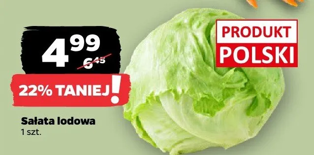 Sałata lodowa promocja w Netto