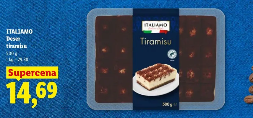 Deser tiramisu Italiamo promocja w Lidl