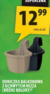 Doniczka balkonowa z uchwytem nizza różne kolory promocja w Arhelan