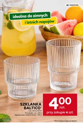 Szklanka Baltico 330 ml promocja w Stokrotka