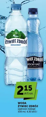 Woda Żywiec Zdrój niegazowany promocja w Groszek