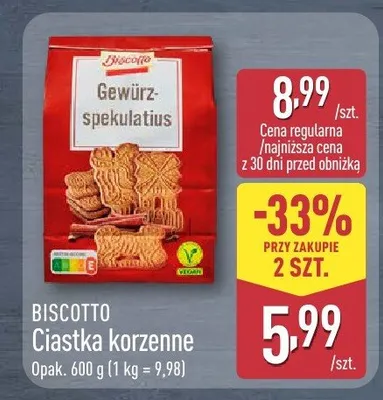 Ciastka korzenne promocja w Aldi