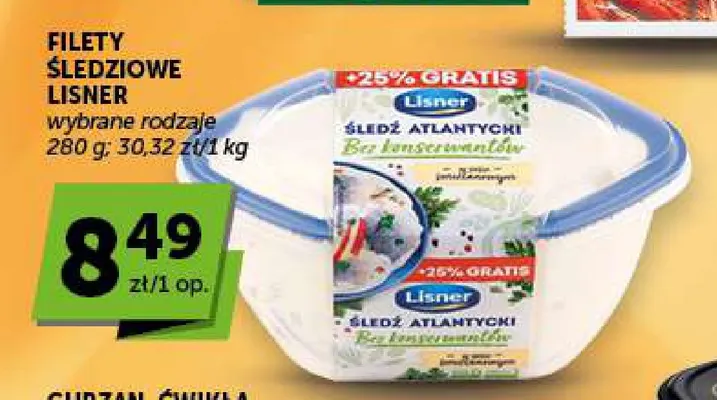 Filety śledziowe Lisner promocja w ABC