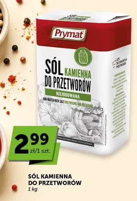 Sól kamienna do przetworów Prymat promocja w Euro Sklep
