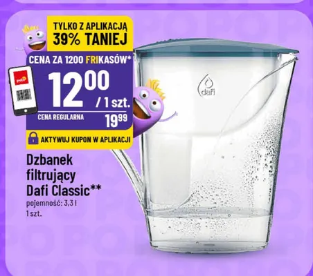 Dzbanek filtrujący Dafi Classic promocja w POLOmarket