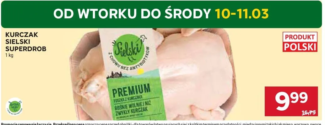 Kurczak sielski superdrób promocja w Stokrotka