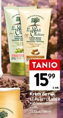 Krem do rąk Le Petit Olivier z oliwą z oliwek promocja w Intermarche