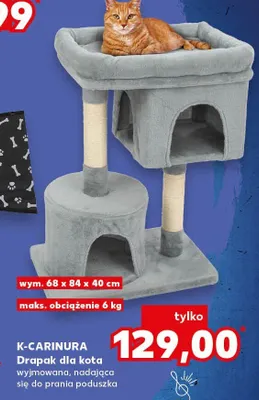 Drapak dla kota promocja w Kaufland