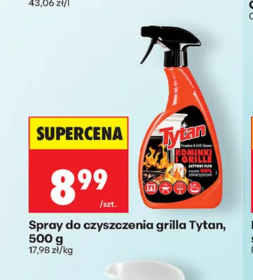 Spray do czyszczenia grilla Tytan Kominki Grille promocja w Biedronka