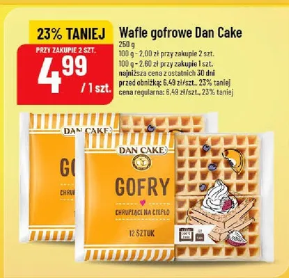 Wafle gofrowe promocja w POLOmarket