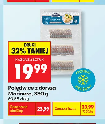 Polędwice z dorsza Marinero promocja w Biedronka