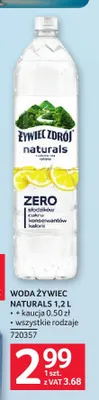 Woda smakowa Żywiec Zdrój Naturals promocja w Selgros