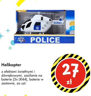 Helikopter z efektami świetlnymi i dźwiękowymi promocja w Tedi
