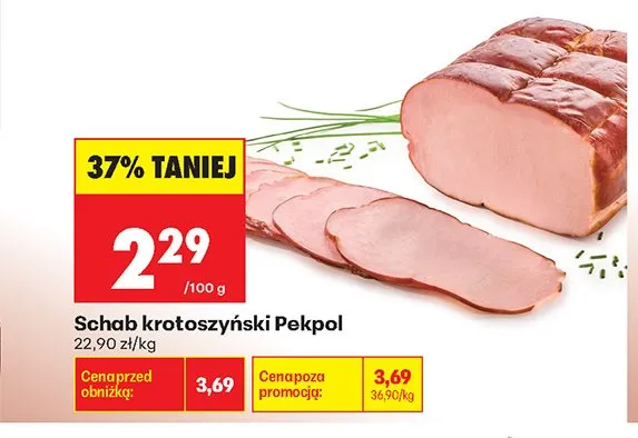 Schab krotoszyński Pekpol promocja w Biedronka