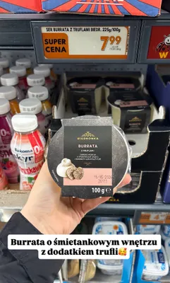 Ser burrata Milbona promocja w Biedronka